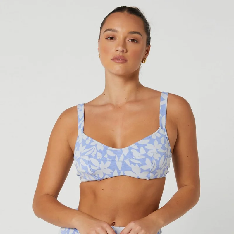 RIP CURL Holiday Tropics D-DD Crop Bikini Top - Women