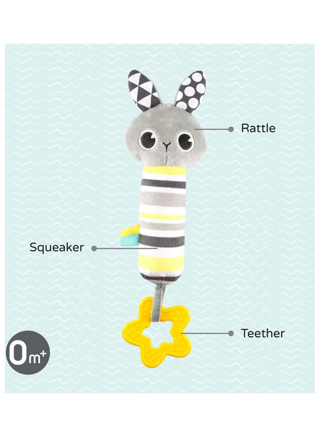 Moon Good Night Soft Rattle Toy Bunny 18x8x5cm - Image 2