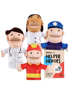 Hero Hand Puppets For Kids - Designed By Occupational Therapist, Doctor, Nurse, Firefighter + Police Officer, Interactive Educational Toy, Kids Heroes Of Play, 12.5In X 11In - pzsku/Z2546BBAF4A1FFCDDF489Z/45/_/1734347449/e5923c5f-4cdc-4417-8079-6fa7e8f35fb4