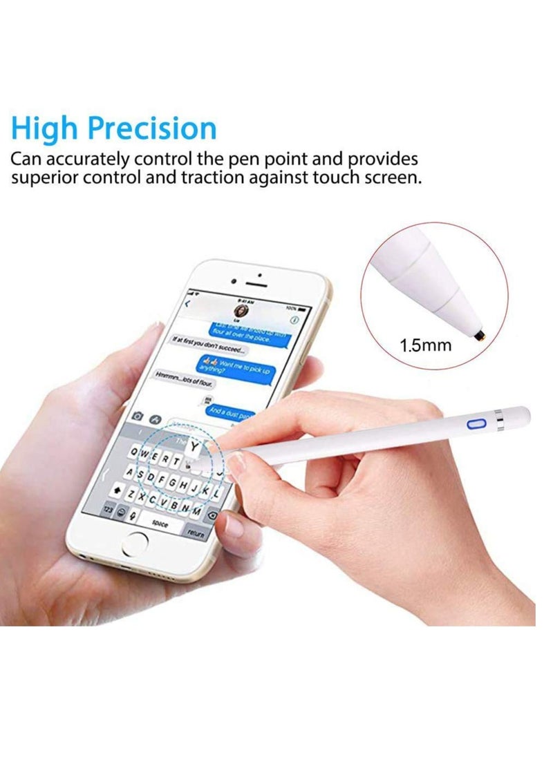 Womdee - Active Stylus Digital Pen for Touch Screens Compatible for Iphone 6/7/8/x/xr Ipad Samsung Phone and Tablets for Drawing and Handwriting on Touch Screen Smartphones and Tablets - Image 1