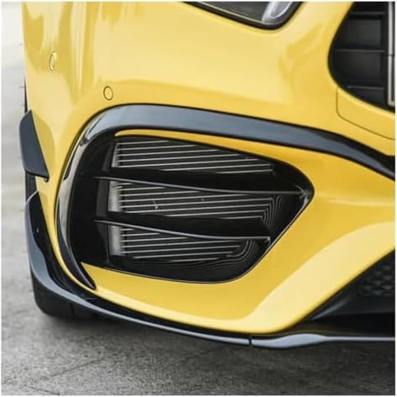 QASULER Front Bumper Lip Splitter for Benz A-Class W177 A45 AMG - Image 3