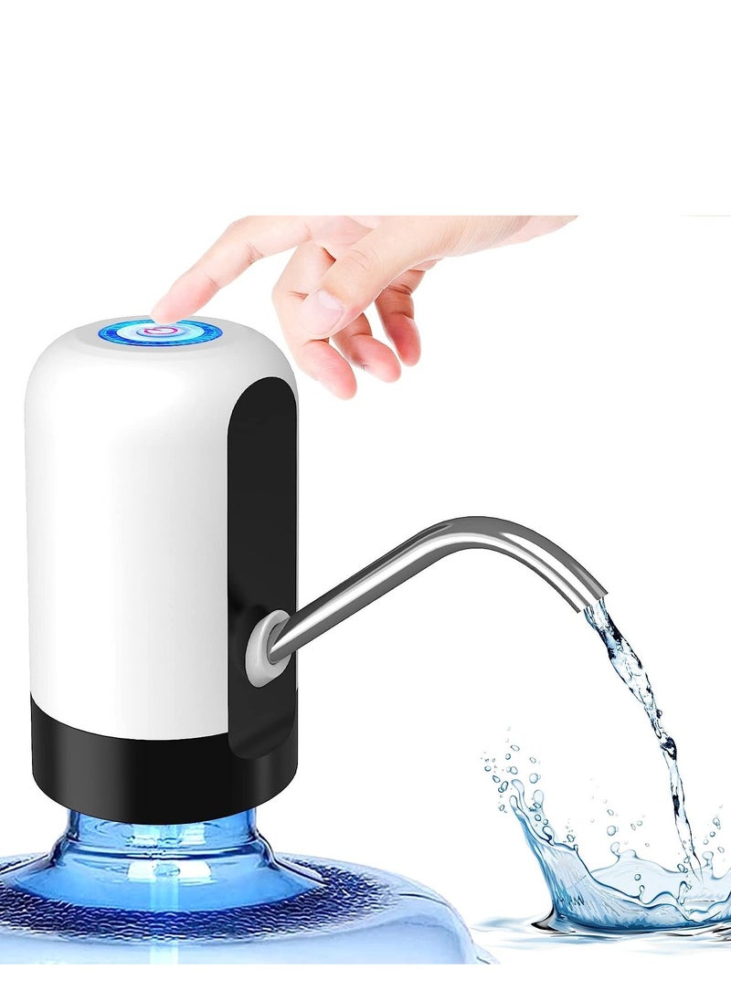 General 5 Gallon Water Fountain Pump Rechargeable, 5 Gallon Bottle Bottom Load Water Dispenser, Portable USB Rechargeable Automatic Drinking Mini Kettle Water Dispenser  - Image 1