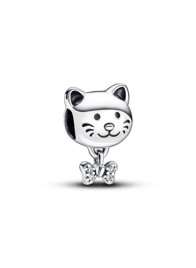 PANDORA Pet Cat & Bow Charm - Image 1