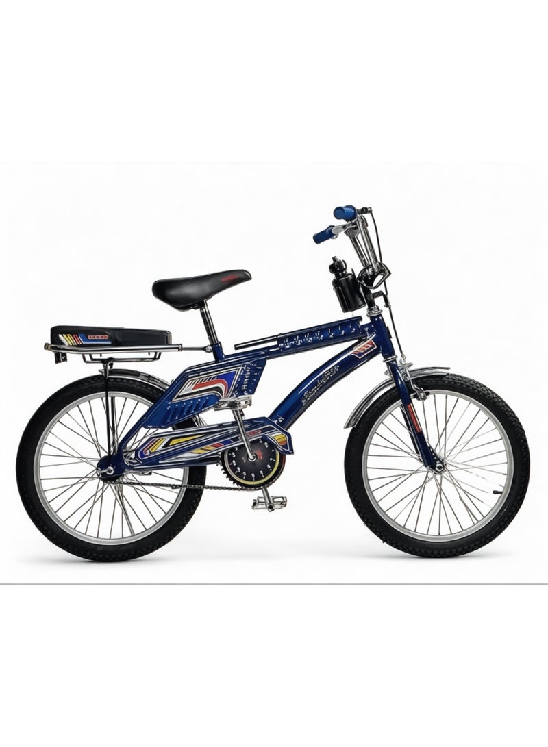 Rambo Freestyle Kids 2-Seater Bike, 20-Inch Rambo Indonesian Design with Adjustable Seat, Kids Bike with Air-Filled Wheels, Hand and Rear Brake, for Ages 8+  - Image 1