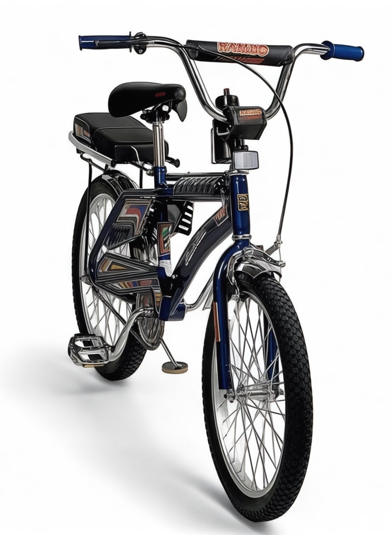 Rambo Freestyle Kids 2-Seater Bike, 20-Inch Rambo Indonesian Design with Adjustable Seat, Kids Bike with Air-Filled Wheels, Hand and Rear Brake, for Ages 8+  - Image 2