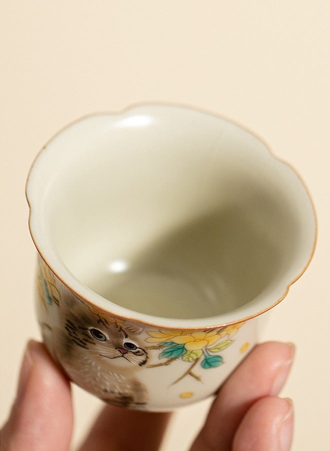 Coffee Cups Mugs 2PCS Espresso Cups 55mL for Turkish Tea Cappuccino Latte  - Image 3
