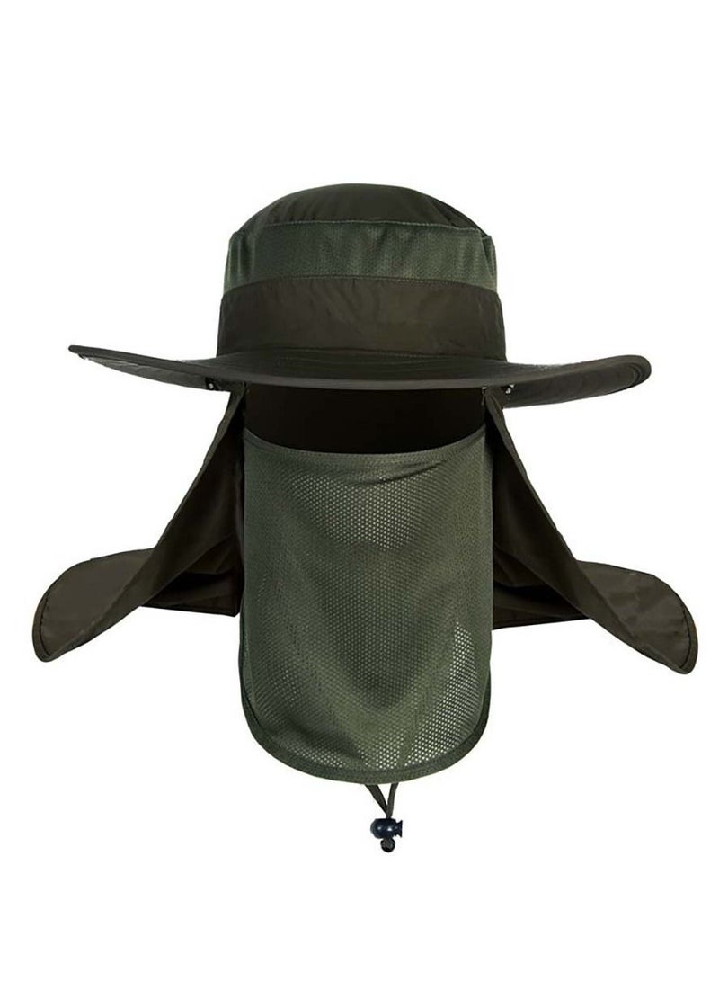 360-degree outdoor hat Men's summer sunscreen hat waterproof quick-drying fisherman fishing hat