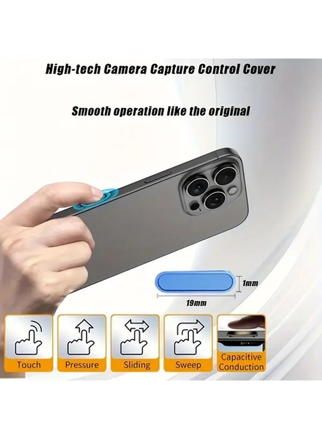 Iphone 16 Pro Metal Camera Button Frame In Titanium Grey 2 Pack - Image 5