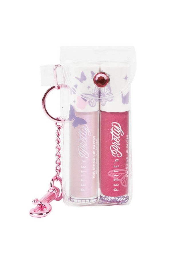 Petite 'N Pretty Petite 'N Pretty So Dreamy 10K Shine Lip Gloss Duo-Makeup for Girls, Kids, Tweens, Teens-High Shine, Lightweight, Made in the USA (First Freeze and Rosy Dreams)-Limited Edition  - Image 1