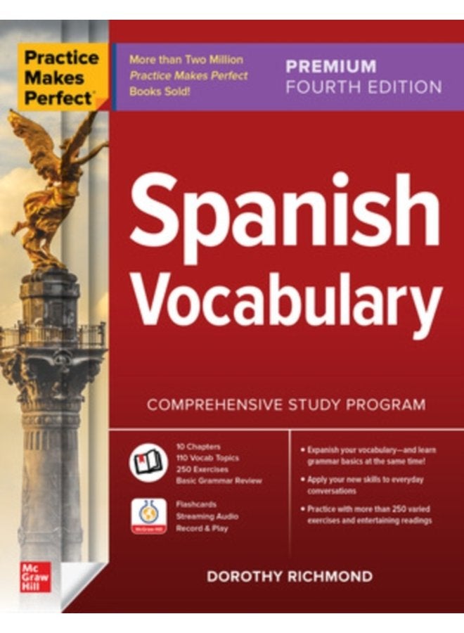 Practice Makes Perfect Spanish Vocabulary Premium Fourth Edition - Paperback