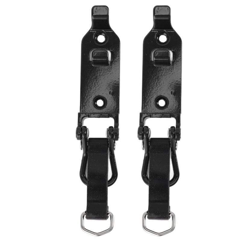 2pcs Roof Rack Shovel Mount Good Weight Bearing Capacity Axe Holder Clamp Metal Rubber Clamp Mounting Kit for Car Truck Boats Black - Image 5