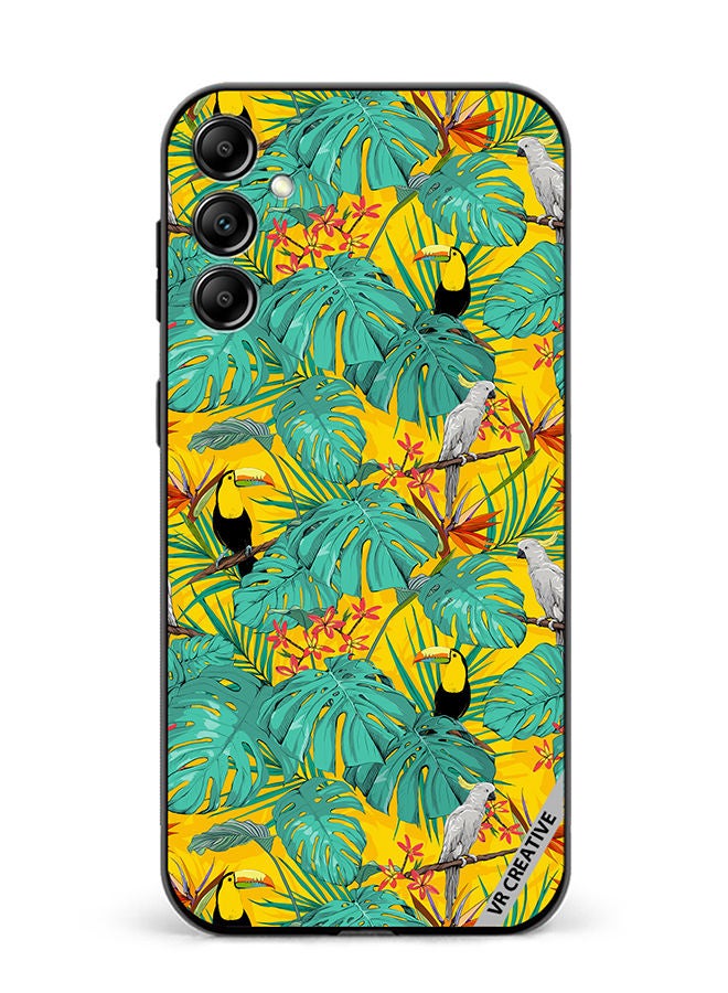 VR CREATIVE Protective Case Cover For Samsung Galaxy M14 Jungle Bird Design Multicolour - Image 1