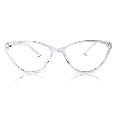 Dark Wost Womens Cat Eye Computer Blue Light Filter Glasses Zero Power Transparent Light Weight Spectacles Frame Anti Glare Eye Strain Protection Glass For Woman (Size Medium) - Image 5