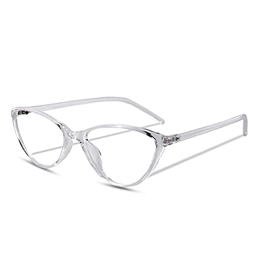 Dark Wost Womens Cat Eye Computer Blue Light Filter Glasses Zero Power Transparent Light Weight Spectacles Frame Anti Glare Eye Strain Protection Glass For Woman (Size Medium) - Image 2