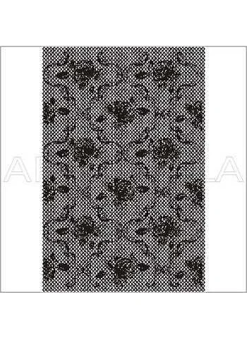 Artebella 1758 V Large Lace Transfer (Applied on Open Ground, 23x34cm)