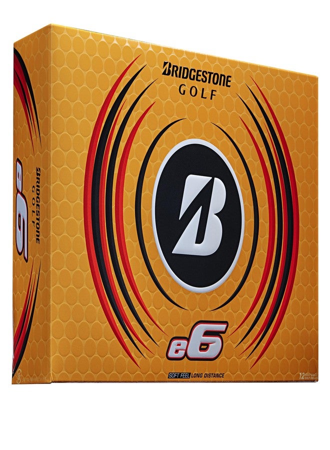Bridgestone Golf Bridgestone 2023 e6 White Golf Ball-Dozen - Image 1