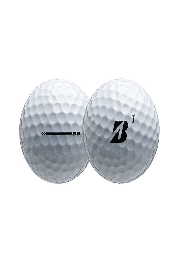 Bridgestone Golf Bridgestone 2023 e6 White Golf Ball-Dozen - Image 3