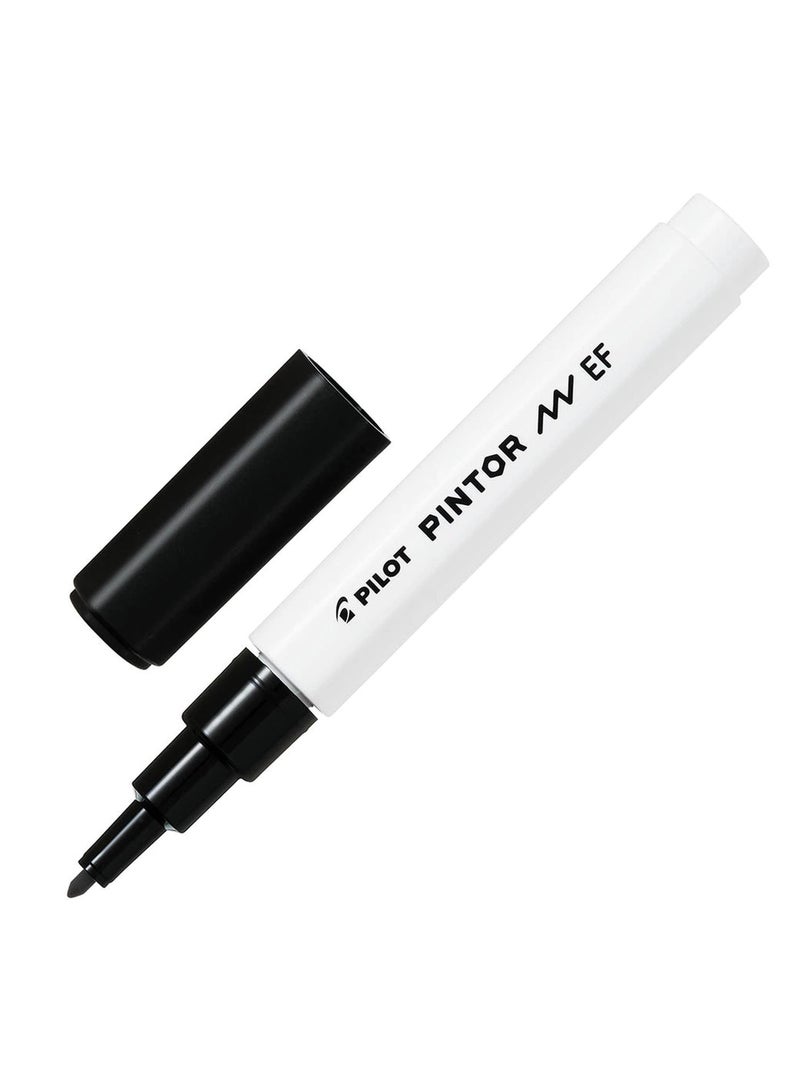 PILOT 6-Piece Pintor Water Based Paint Marker Extra Fine 0.7mm Tip Assorted Colours - Image 3