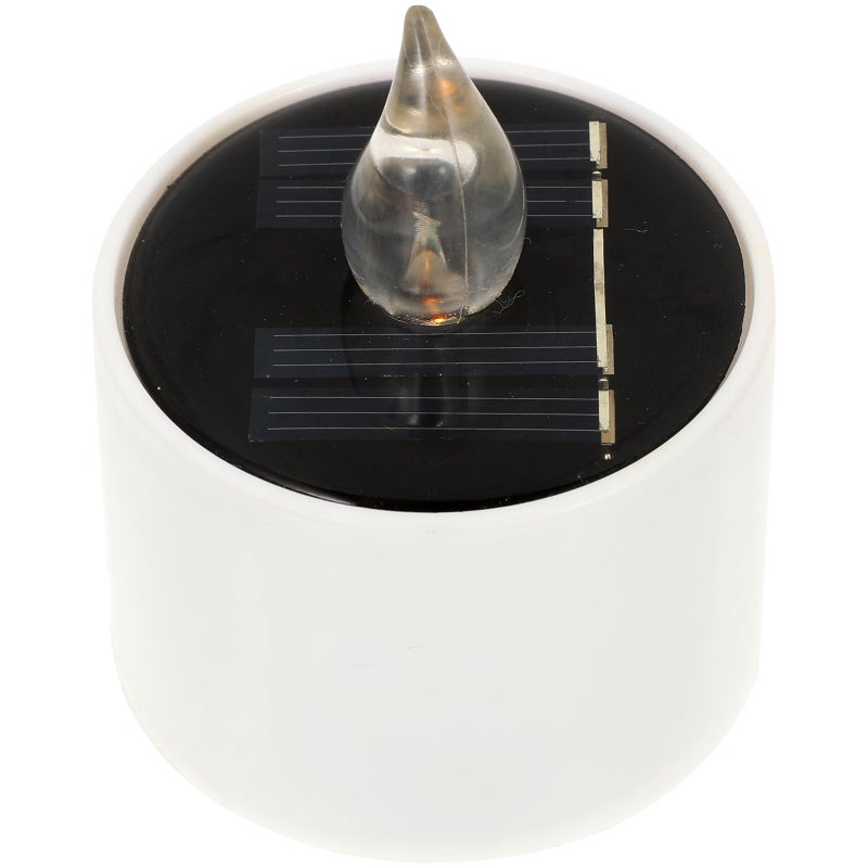 Solar Powered Candle Tea Lamp Flameless Candle Lamp Solar Candle Tea Light - Image 1