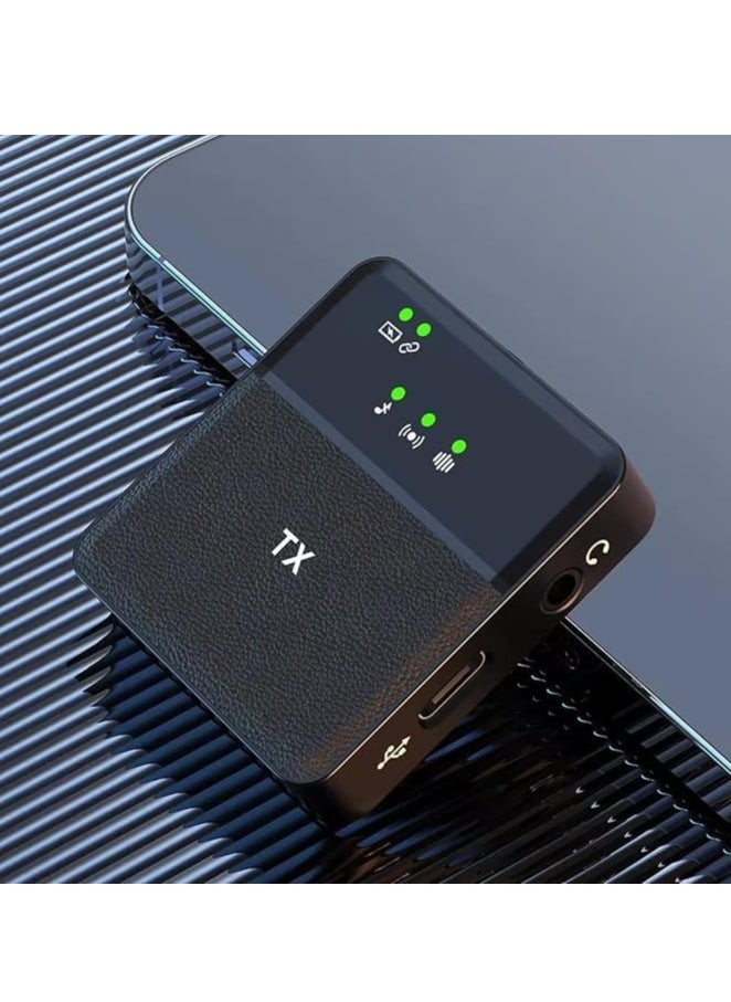 BlueFire - 3-in-1 Wireless Microphone for iPhone & Android – SX31 Dual 2.4G Mini Lavalier Mic with Lightning/Type-C/3.5mm Jack, Smart Noise Reduction, 20m Range, 10H Battery, Ultra-Low Latency (9ms), Plug & Play for Recording, Live Stream, Vlogging - Image 1