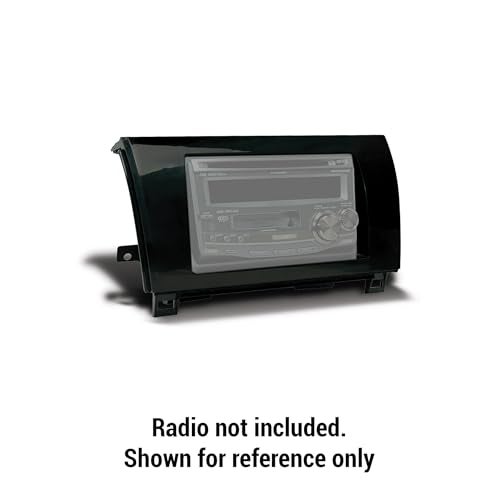 Scosche TA2073B Double DIN or Single DIN with Storage Pocket Radio Install Dash Kit Compatible with Select 2007-2013 Toyota Tundra & 2008-2022 Toyota Sequoia - Aftermarket Car Stereo Installation Kit - Image 3