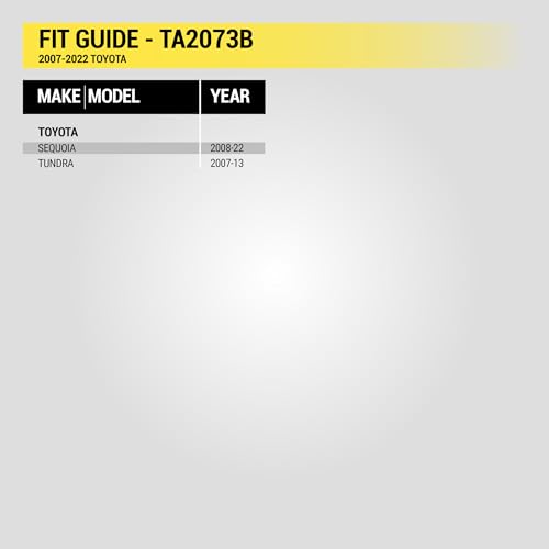 Scosche TA2073B Double DIN or Single DIN with Storage Pocket Radio Install Dash Kit Compatible with Select 2007-2013 Toyota Tundra & 2008-2022 Toyota Sequoia - Aftermarket Car Stereo Installation Kit - Image 5