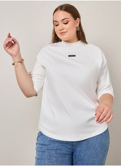 Slogan Print Oversized T-Shirt