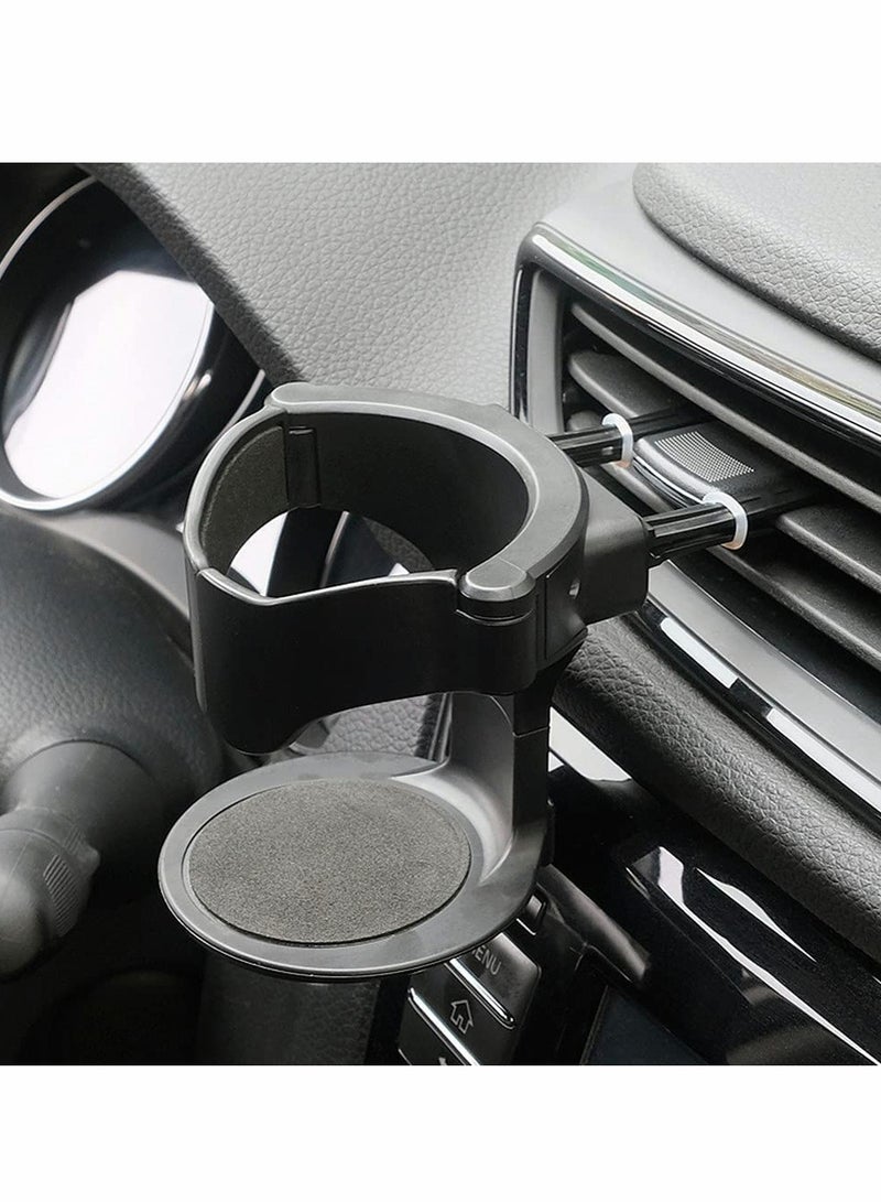 KASTWAVE Car Cup Holder, Universal Vent Water Bottle Holder Bracket with Car Vent Clip, Multifunctional Drink Holder for Car Truck Van Coffee Juice Tea Cups 2pcs - Image 2