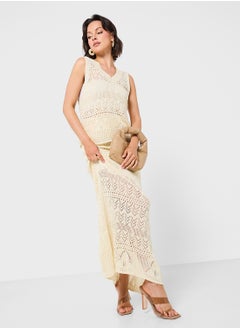 Ginger Knitted Crochet Top & Skirt Coord Set  - Image 5
