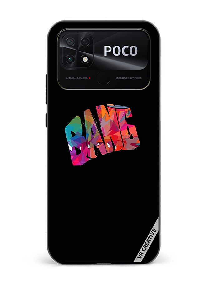 VR CREATIVE Protective Case Cover For Xiaomi Poco C40 Bang Design Multicolour - Image 1
