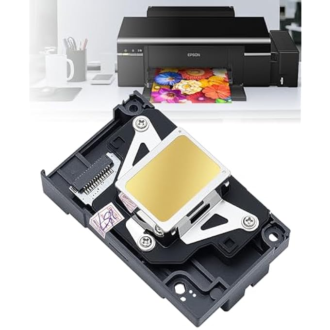 NEW L800 PRINTHEAD, PRINT HEAD REPLACEMENT FOR L800 L805 PRINTERS, 6 COLOR PRINTHEAD HIGH-PRECISION INKJET, QUICK INSTALL, EFFICIENT PERFORMANCE FOR CLEAR, SHARP PRINTING PERFORMANCE - Image 1