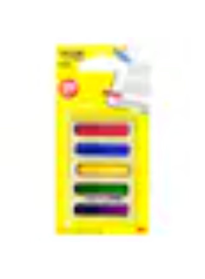 3M Post-it Flags Arrow 684-ARR1EU in OTG dispenser. 1/2 x 1.7 in (11.9 mm x 43.2 mm), 20 flags/color, 5 colors/pack - Image 2