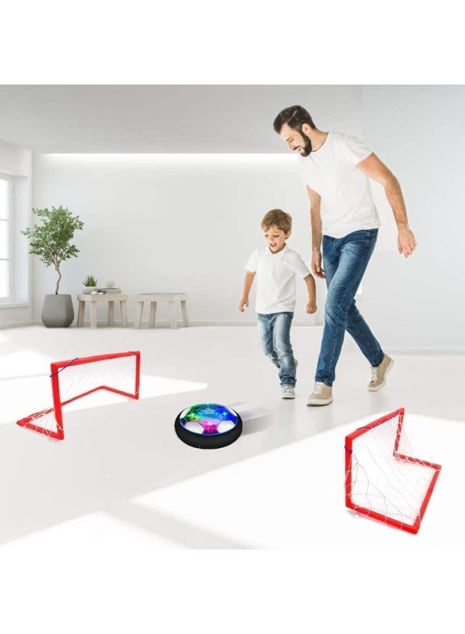 Kids Inflatable Soccer Ball Set With 2 Goals And Indoor Led Light For 2, 3, 4, 5, 6, 7, 8 Year Olds - Image 3