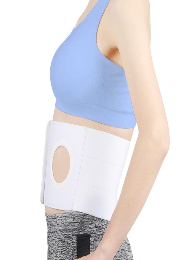 TANDCF Medical Ostomy Belt Ostomy Hernia Support Belt Abdominal Binder Brace Abdomen Band Stoma Support for Colostomy Patients To Prevent Parastomal Hernia Stoma Opening- Men Or Women- Size S - Image 2