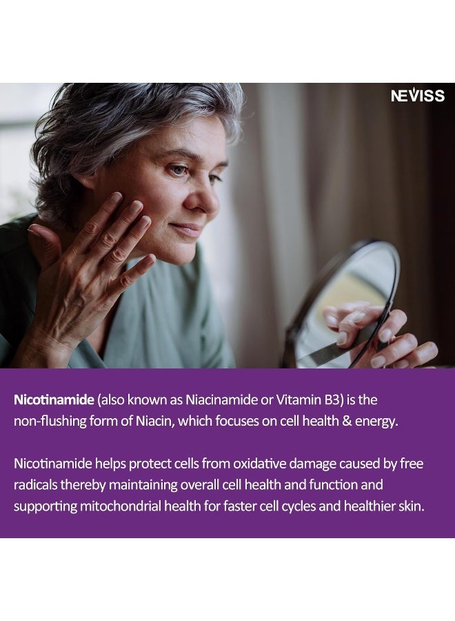 NEVISS Sugar Free Nicotinamide Gummies 500mg for Adults - Image 4