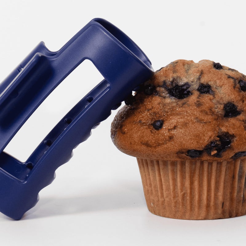 Mello The Original Mello Hair Claw Clip Squishy Claw Clip Made in Korea Patent Pending 30021976 (Blue, Medium) - Image 4