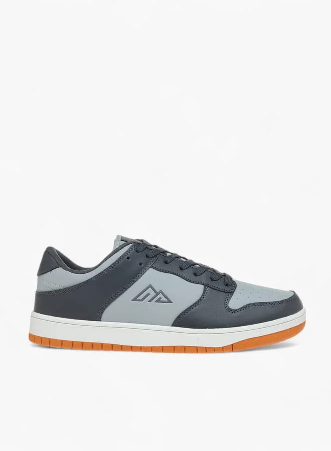 Oaklan by Shoexpress Men Logo Lace-Up Sneakers