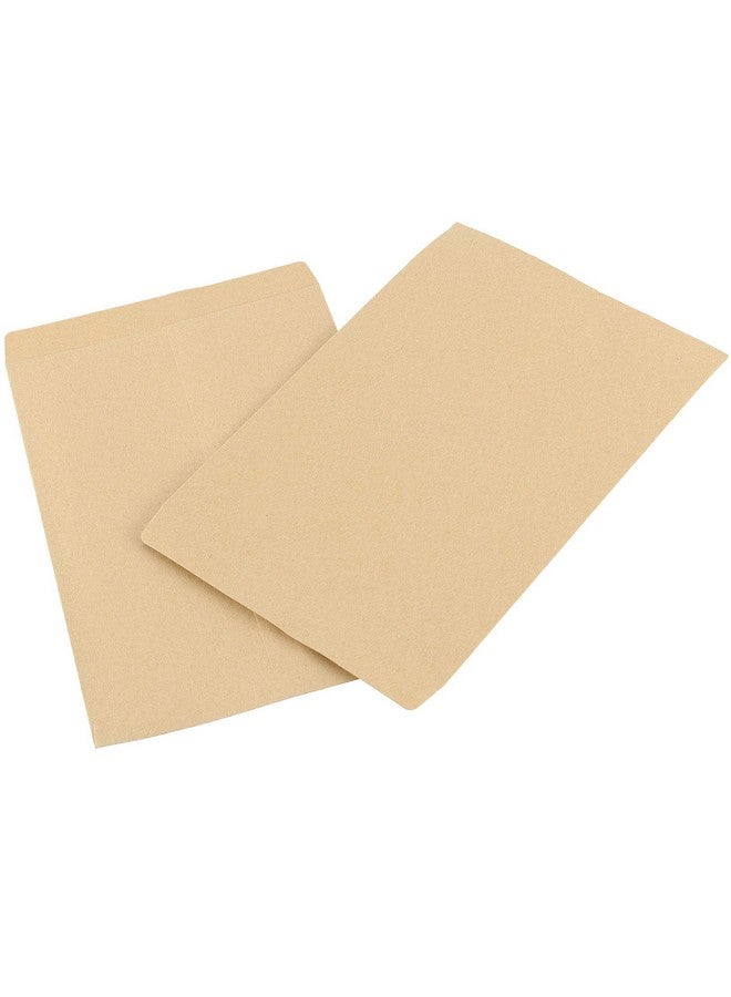 ZEONHAK 400 Pack 9 X 6 Inches Brown Kraft Envelopes Ungummed Catalog Envelopes Open End Envelope For Home Mailing Documents Office Business And School 120 Gsm - Image 5