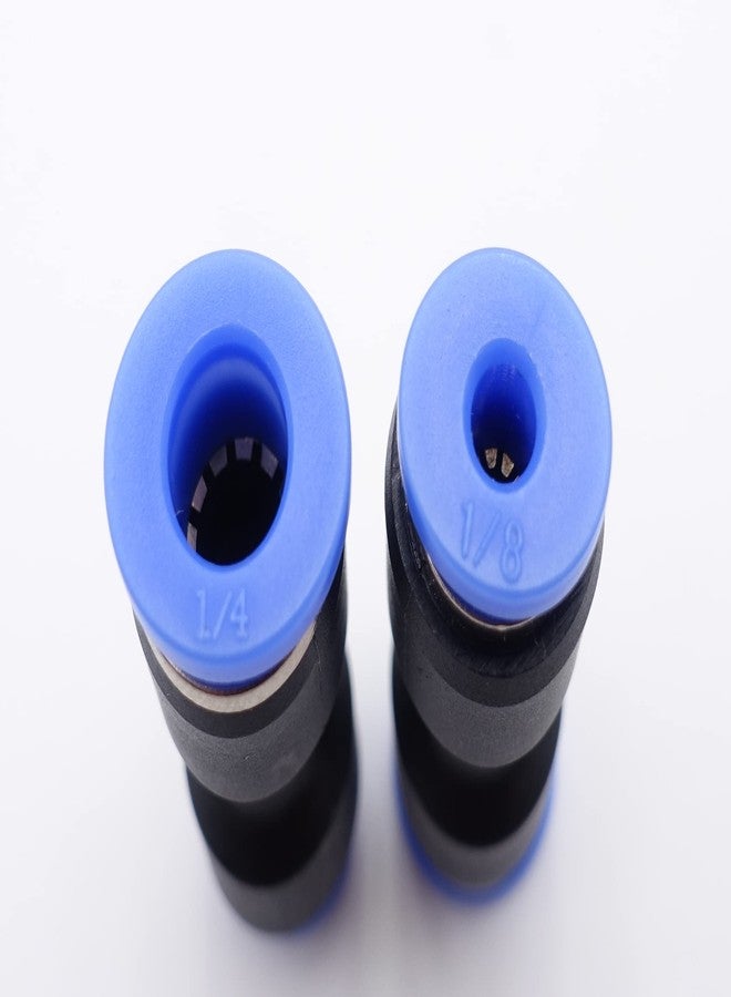 IVLPHA Push to Connect Fitting 1/4" Tube OD x 1/8" Tube OD Reducer, Pneumatic Air Water Straight Union Two Way Connector/Coupler (Pack of 5) - Image 2