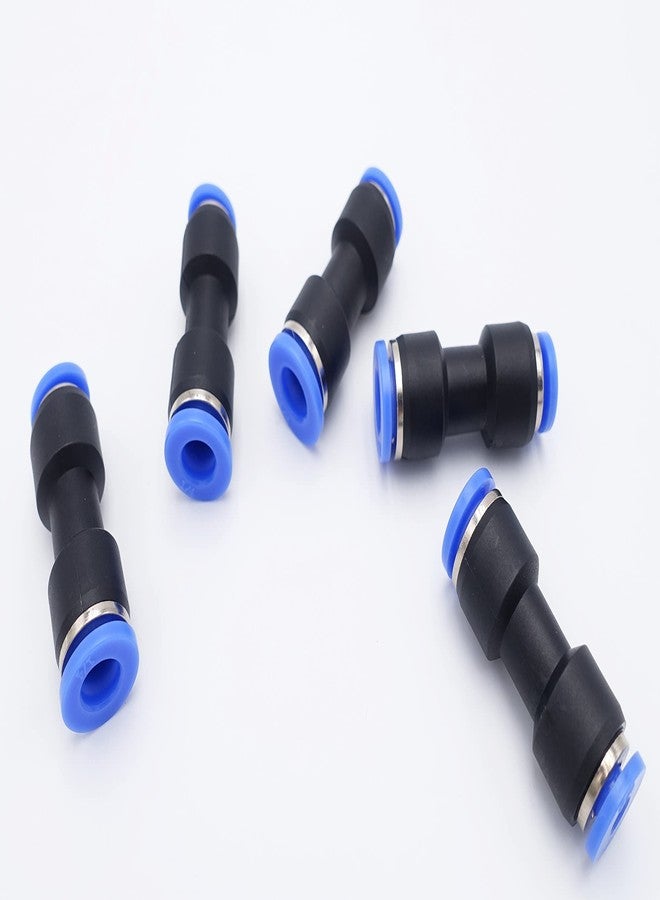 IVLPHA Push to Connect Fitting 1/4" Tube OD x 1/8" Tube OD Reducer, Pneumatic Air Water Straight Union Two Way Connector/Coupler (Pack of 5) - Image 1