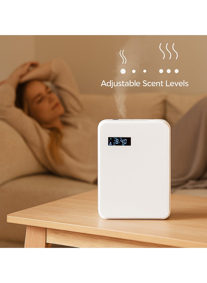 Y&D Air Diffuser Bluetooth Smart Scent Diffuser Aroma Diffuser Oil Diffuser Machine Diffuser Home Air Freshener Machine Fragrance Diffuser Scent Diffuser Smart Cold Air Technology for Usage in Homes Hotels SPAs and Offices Mobile APP Control By WiFi with Bluetooth - Image 4