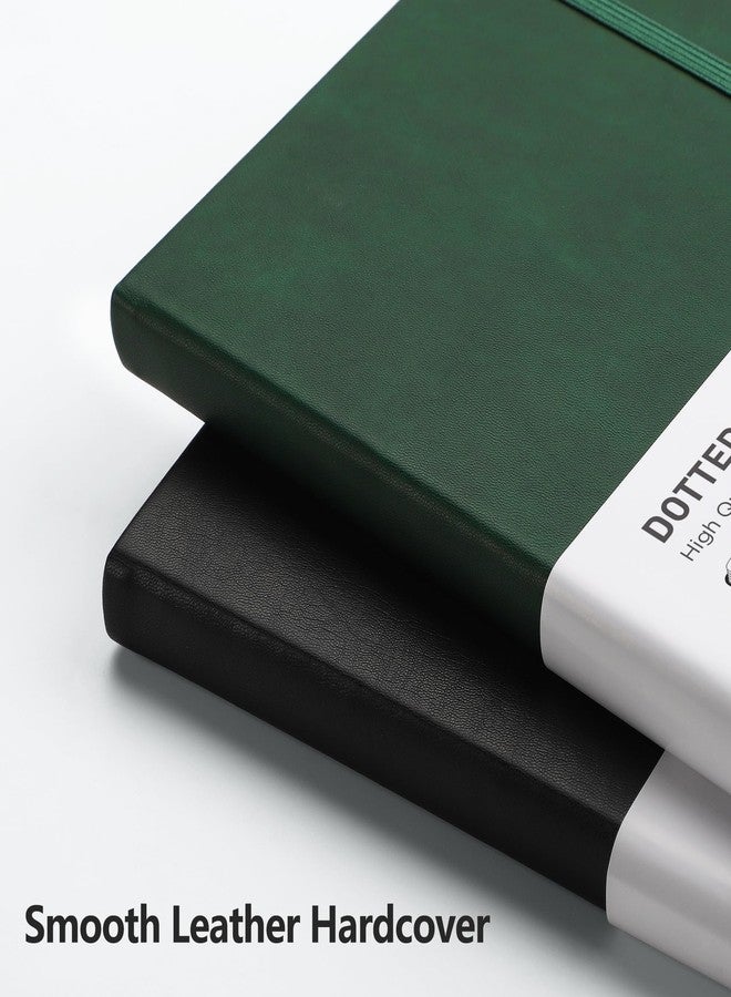RETTACY Dotted Notebook - A5 Dotted Grid Journal with 256 Pages,120gsm Thick Paper,8 Perforated Pages,Smooth PU Leather,Inner Pocket,5.75'' × 8.38'' - Image 4