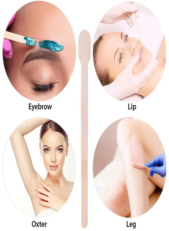 RupeeRise 200 Pcs Wax Sticks, Waxing Stick Applicator for Eyebrow, Facial,Hair Removal, Wooden Wax Spatula for Beauty and DIY Waxing - Image 3