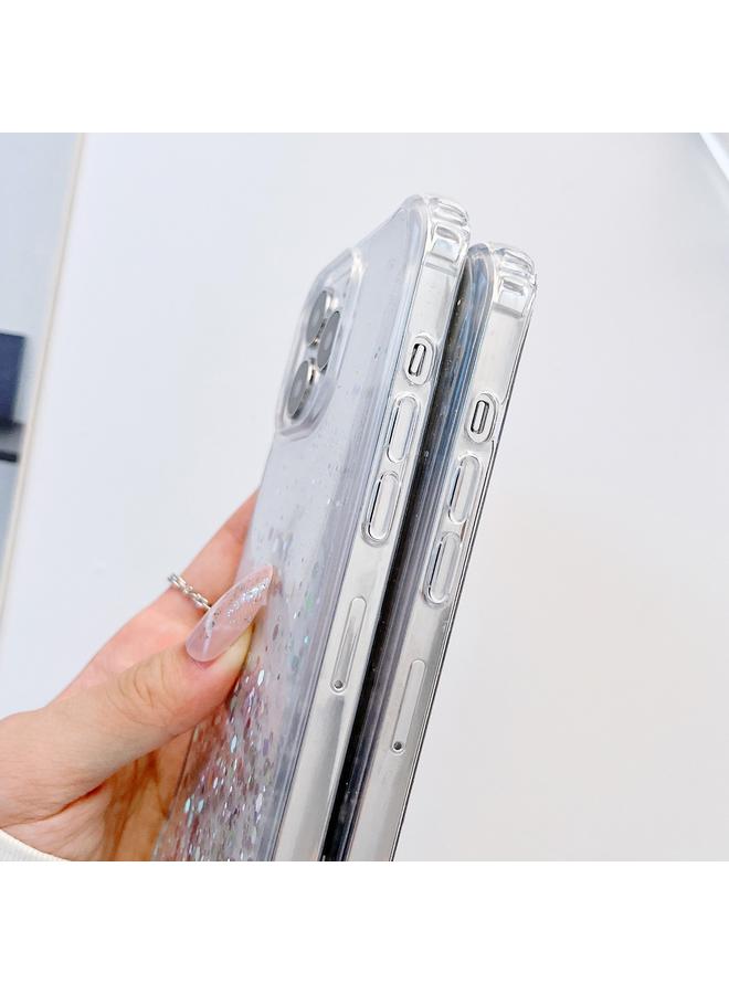 زبون جراب لهاتف iPhone 12 Pro Max، جراب هاتف شفاف لامع من الإيبوكسي - Image 4