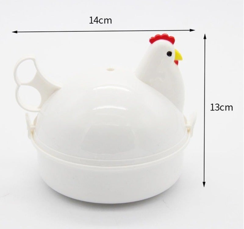 Microwave Egg Steamer: Durable Compact Design - Easy To Use Kitchen Accessory for Home Kitchen Culinary Tasks - Image 1