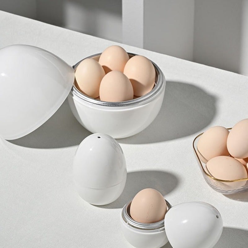 Microwave Egg Steamer: Durable Compact Design - Easy To Use Kitchen Accessory for Home Kitchen Culinary Tasks - Image 3