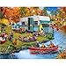 White Mountain 1000 Piece Jigsaw Puzzle Autumn and Fall Lake Puzzles with Large Pieces Gift for Adults and Family 24x30 Happy Camping Seek Find - Image 2