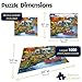 White Mountain 1000 Piece Jigsaw Puzzle Autumn and Fall Lake Puzzles with Large Pieces Gift for Adults and Family 24x30 Happy Camping Seek Find - Image 4