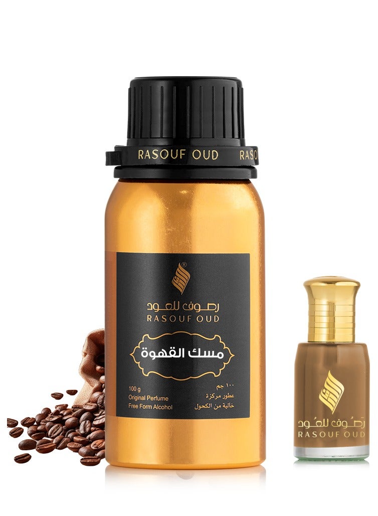 RASOUF Coffee Musk Scented Oil Perfume - 100g - Image 1