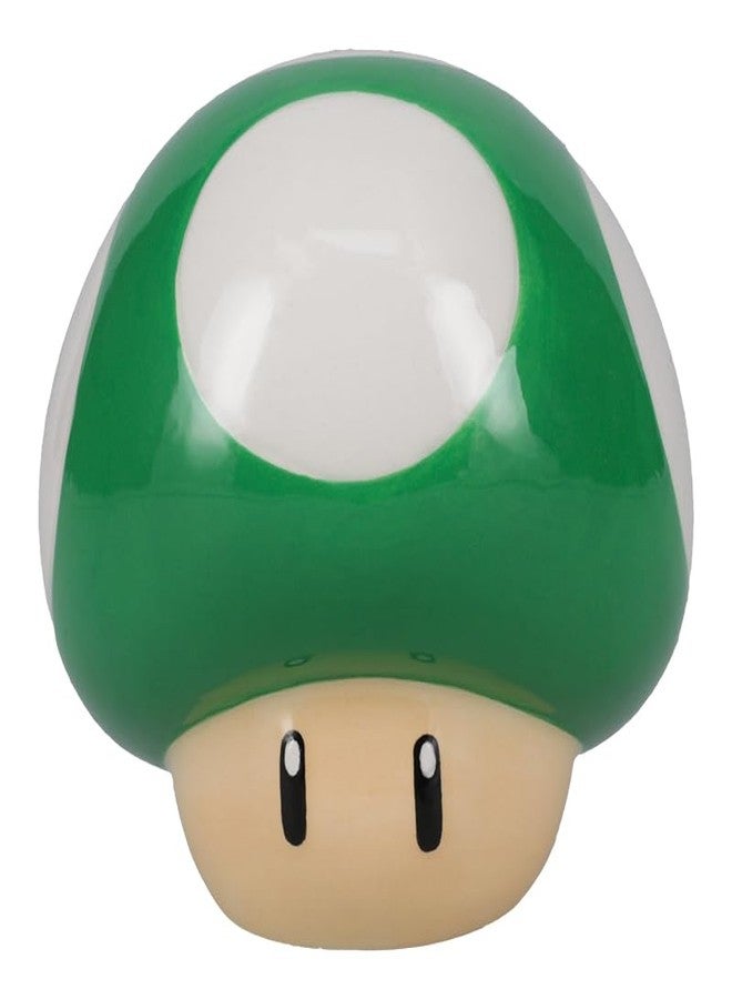 Paladone Super Mario Brothers Mushroom Salt and Pepper Shakers Officially Licensed Nintendo Red & Green 1-Up Ceramic Set for Kitchen & Home Decor, Housewarming Gift for Movie and Gaming Fans | Paladone - Image 2
